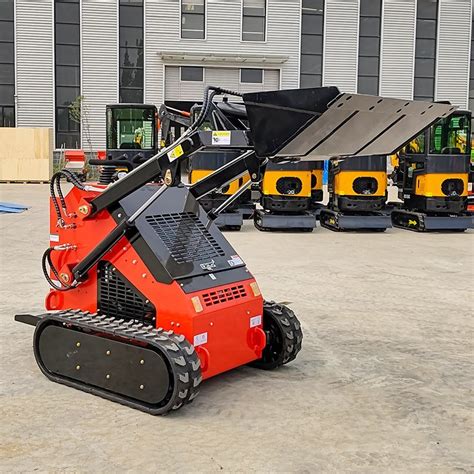 small area skid steer one person standing|stand on pallet skid steer.